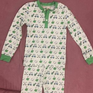 Smocking Bird Golf Pajamas